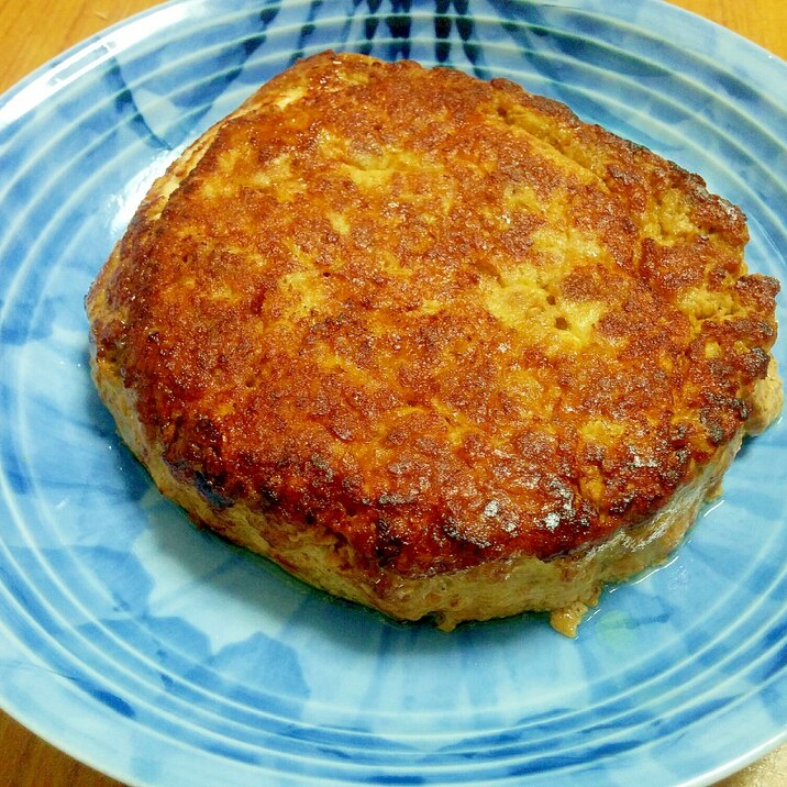 【MEC食】卵入り♪どどんと豪快ハンバーグ